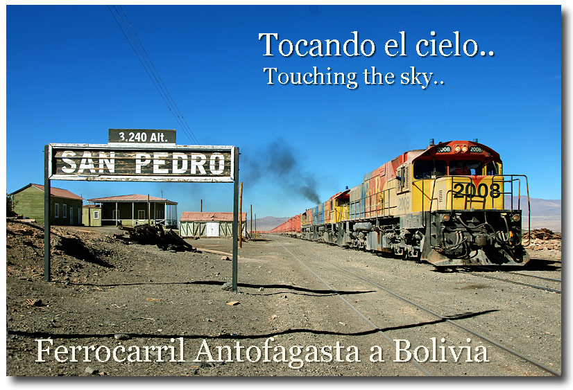Touching the sky: Ferrocarril Antofagasta Bolivia