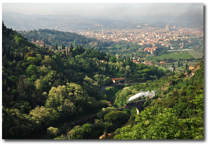 Bella Toscana: View from Fiesole on Firenze